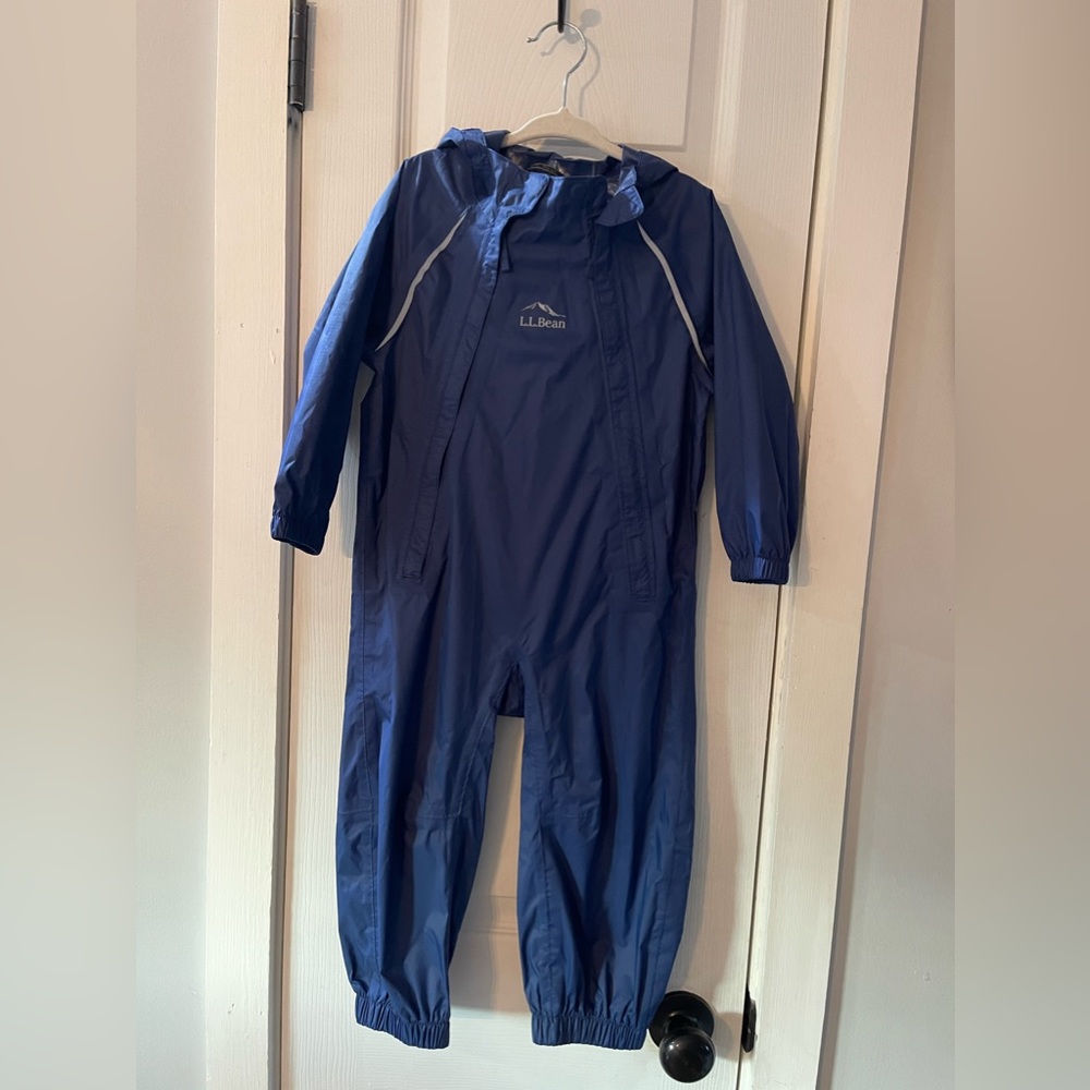 L.L. Bean Kids Navy Raincoat